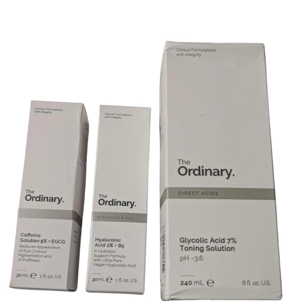 NEW The Ordinary 3 Piece Face Skincare Serum Set -